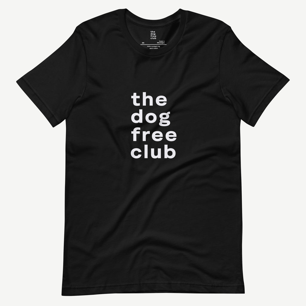 The Dog Free Club Stacked Logo T-Shirt