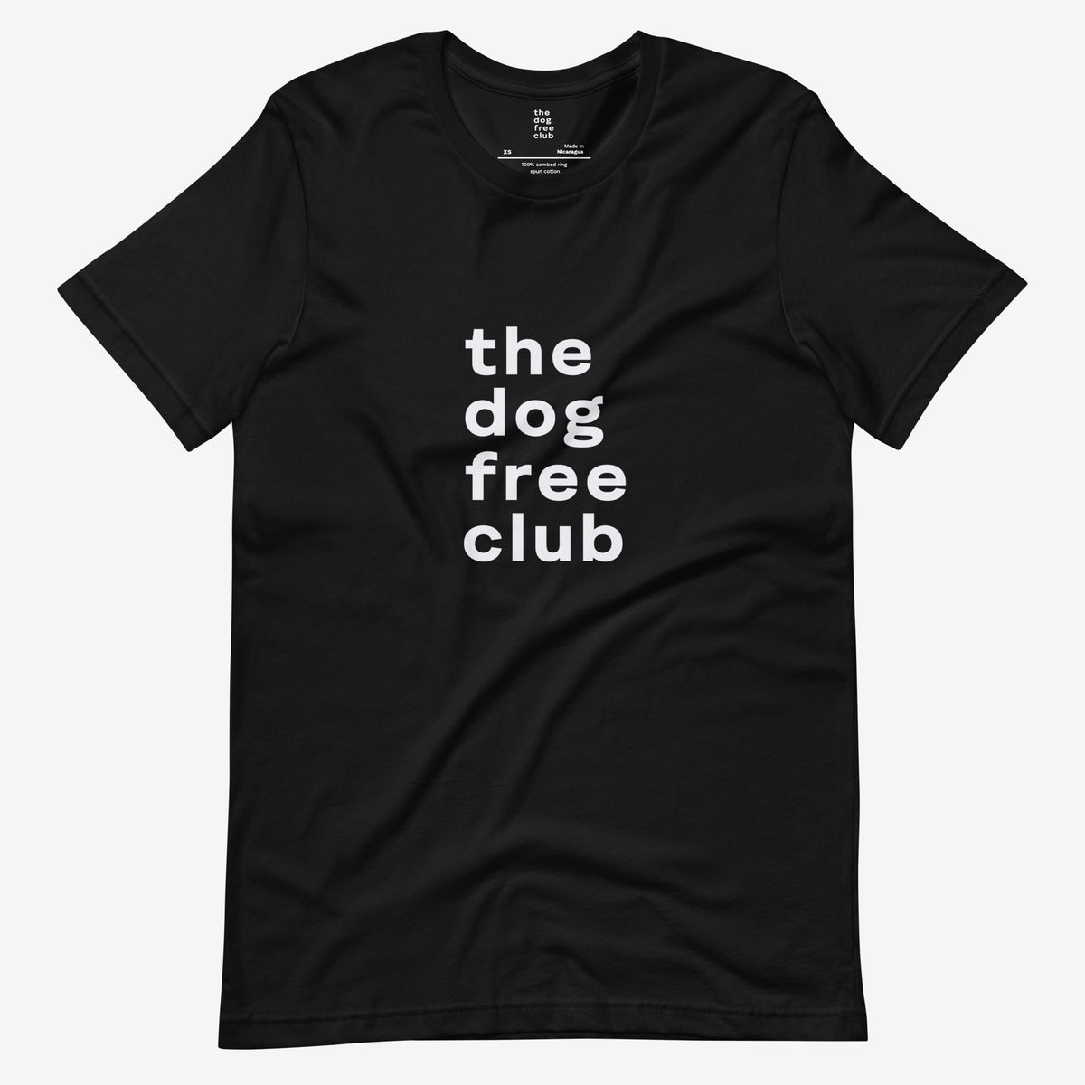 The Dog Free Club Stacked Logo T-Shirt