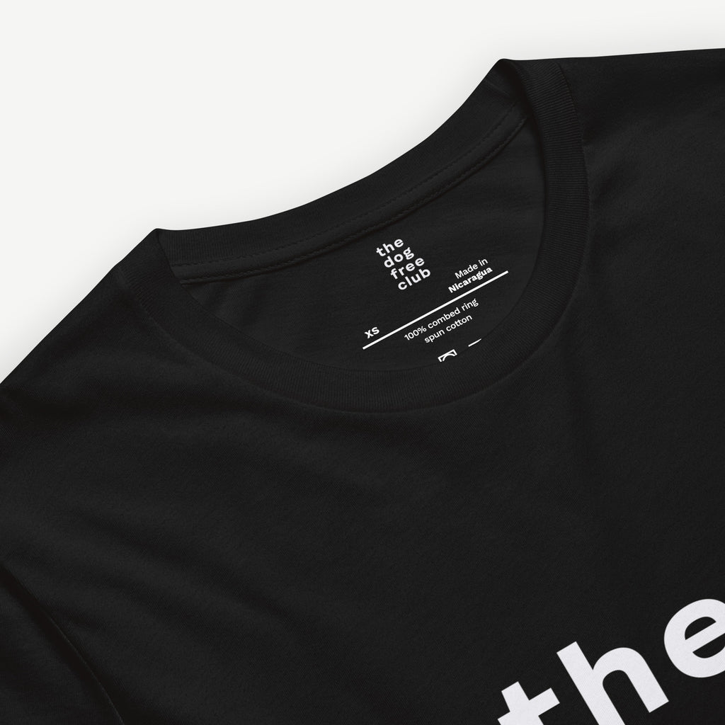 The Dog Free Club Stacked Logo T-Shirt