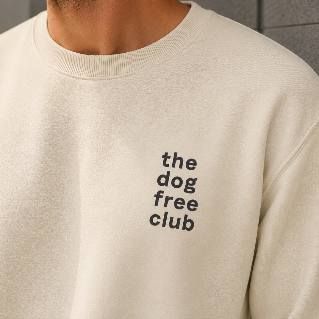The Dog Free Club Tonal Logo Sweatshirt