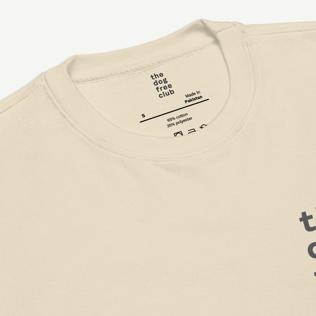 The Dog Free Club Tonal Logo Sweatshirt