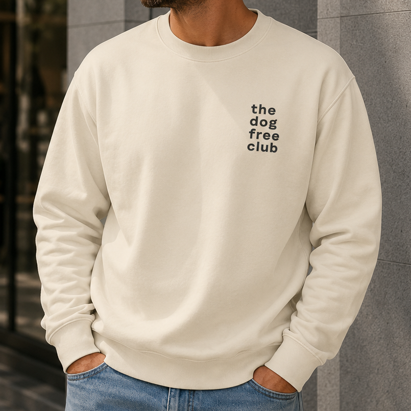 The Dog Free Club Tonal Logo Sweatshirt