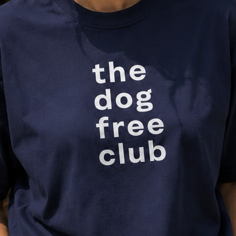The Dog Free Club Stacked Logo T-Shirt