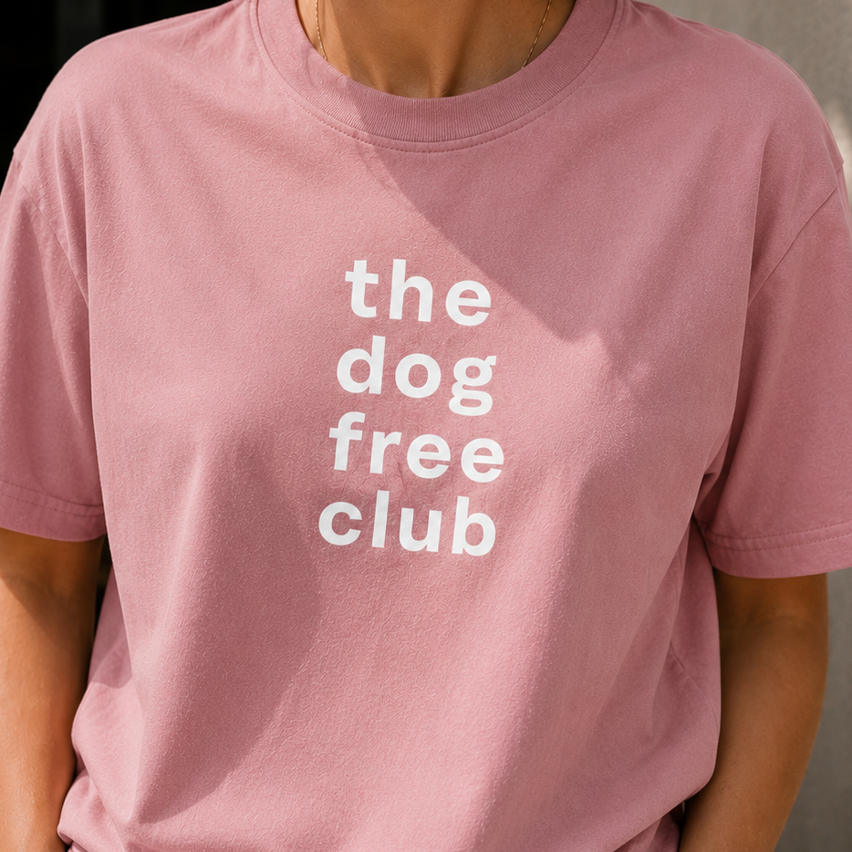 The Dog Free Club Stacked Logo T-Shirt