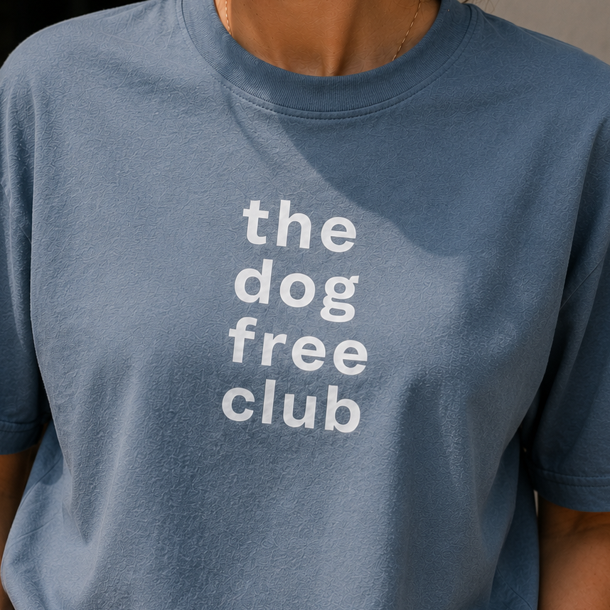 The Dog Free Club Stacked Logo T-Shirt