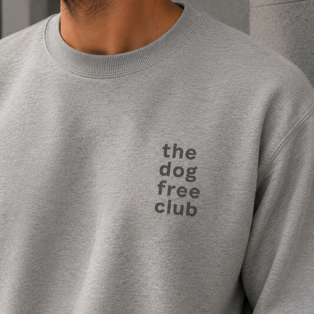 The Dog Free Club Tonal Logo Sweatshirt