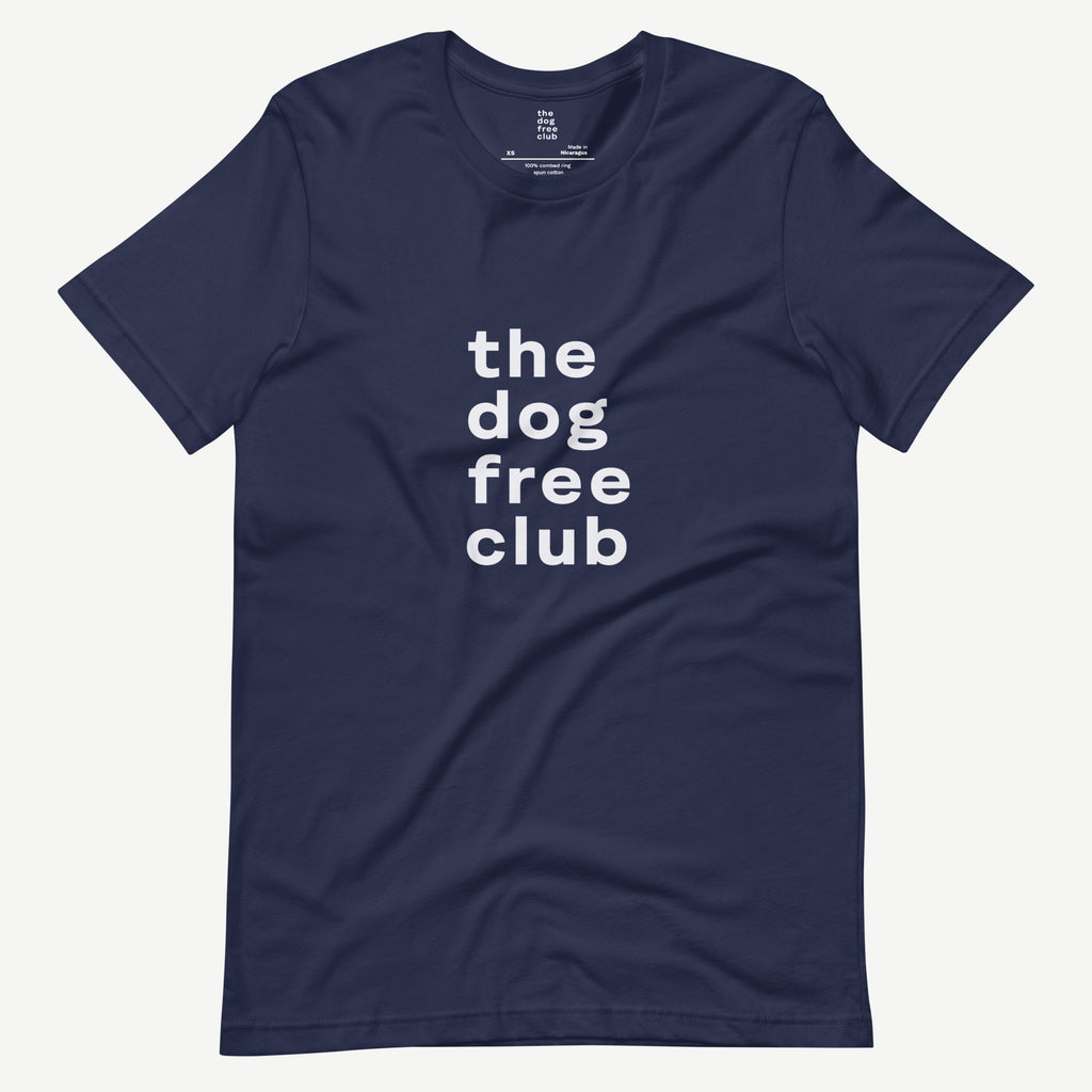 The Dog Free Club Stacked Logo T-Shirt