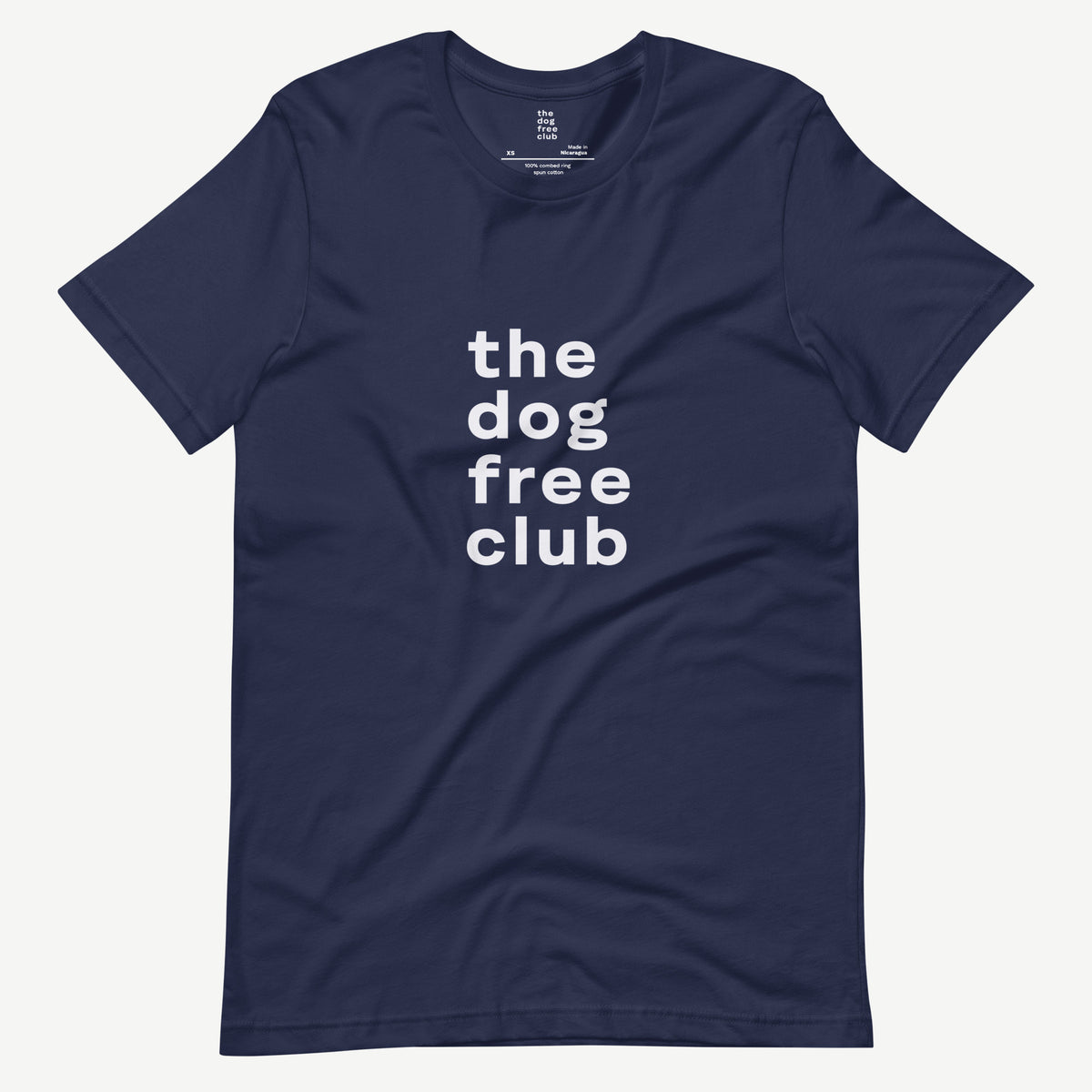 The Dog Free Club Stacked Logo T-Shirt
