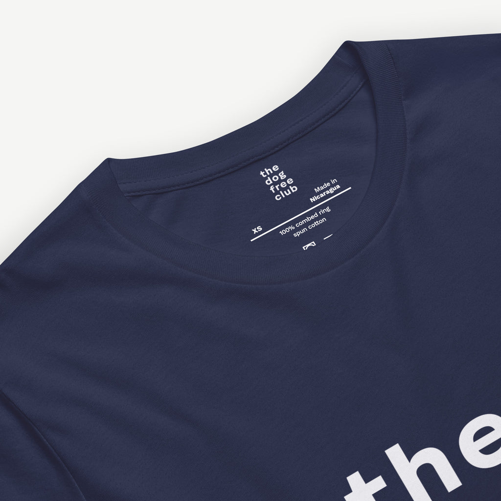 The Dog Free Club Stacked Logo T-Shirt