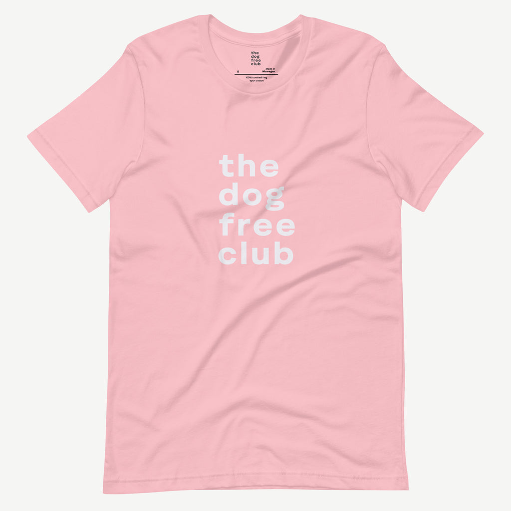 The Dog Free Club Stacked Logo T-Shirt
