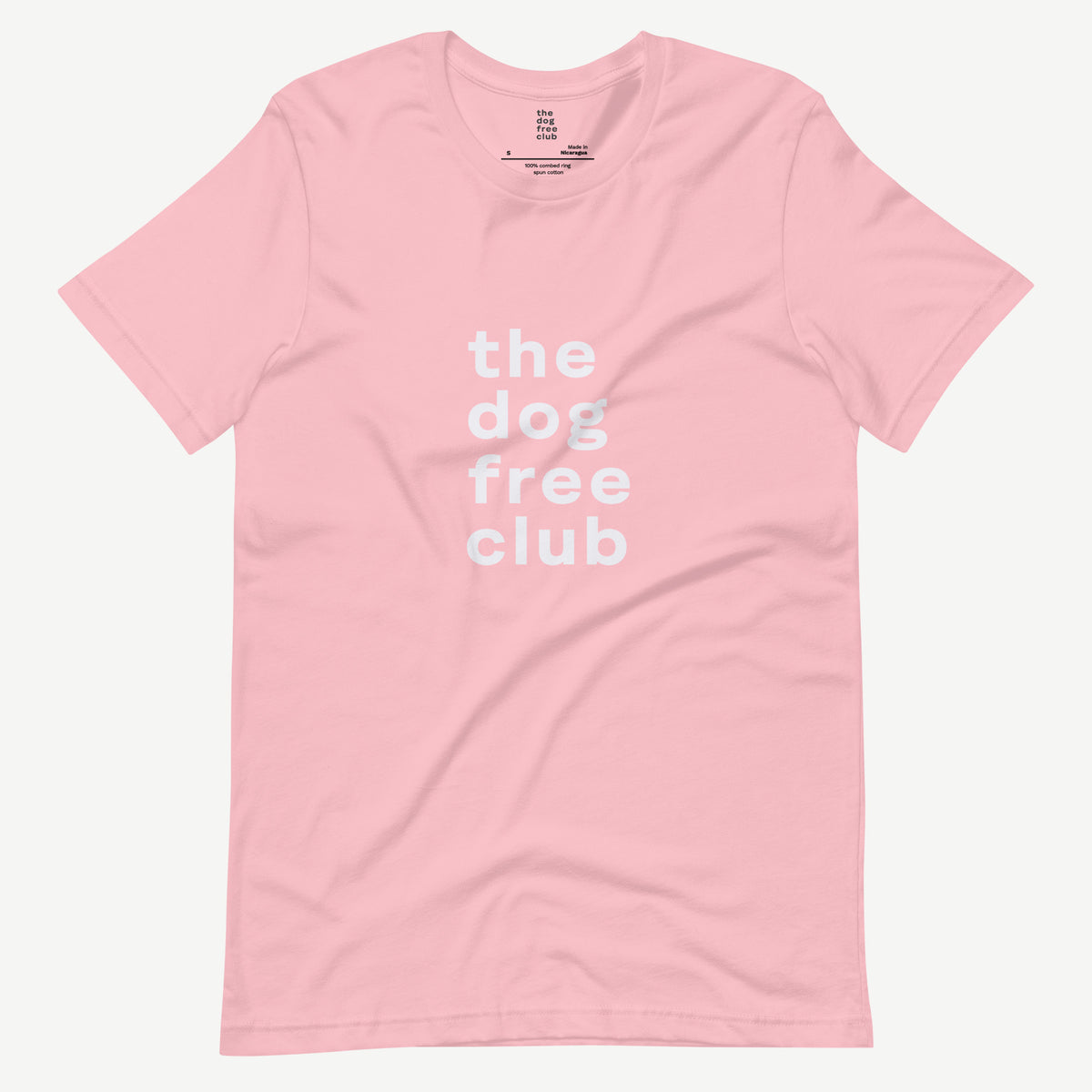 The Dog Free Club Stacked Logo T-Shirt