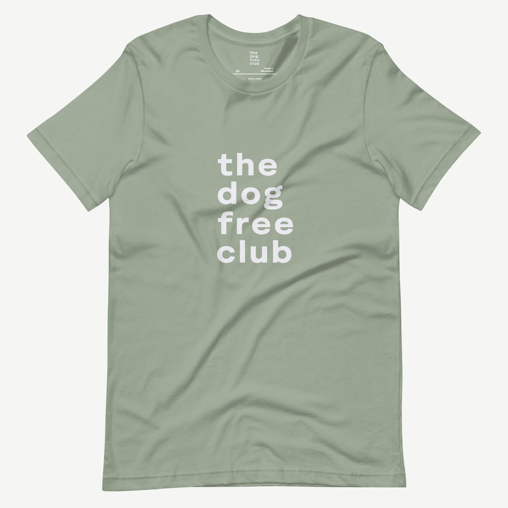 The Dog Free Club Stacked Logo T-Shirt