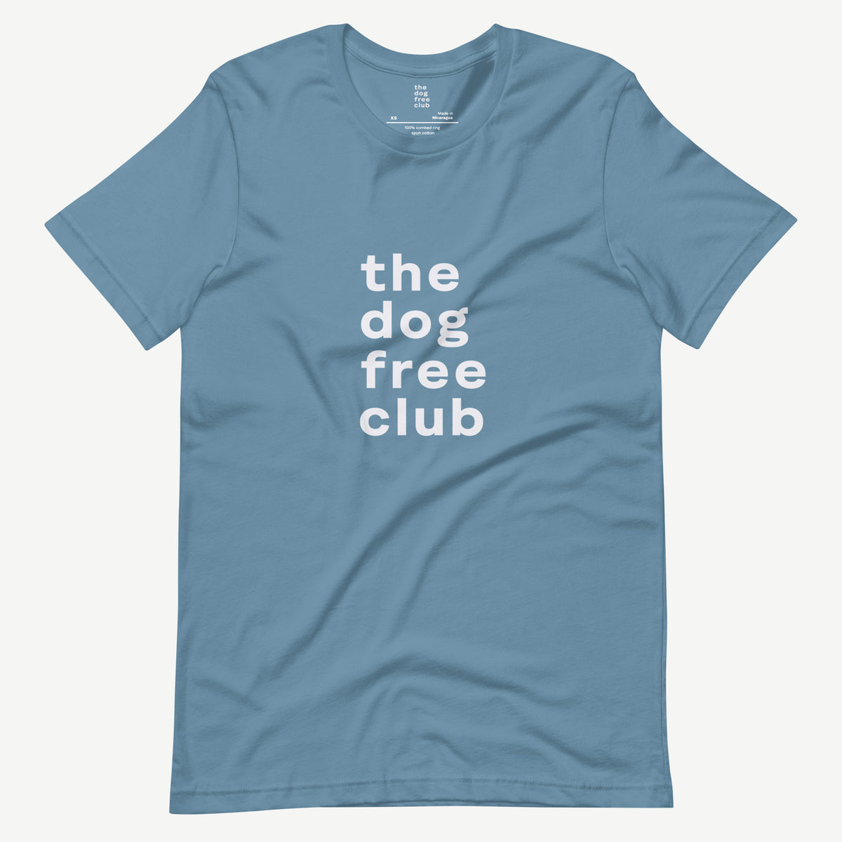 The Dog Free Club Stacked Logo T-Shirt